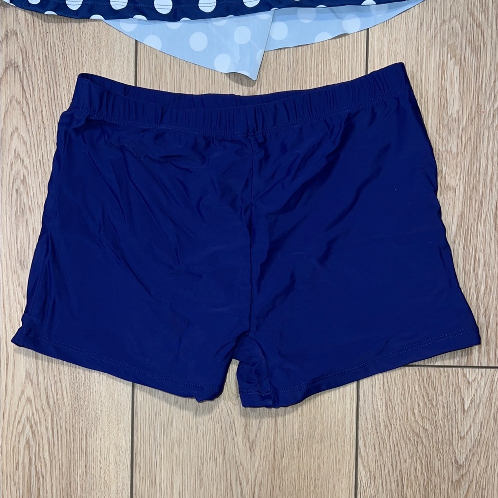 Summer Mae - Navy and White Polka Dot Swim Set - Picture 6 of 11
